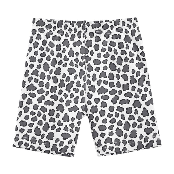 joogoo Gray Leopard Girls Lined Shorts Bike Dance Bottoms 6T