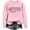 Pink, variant on Funny Probably Just Gonna Jingle Some of The Way I'm Tired Christmas Sweatshirts for Women Long Sleeve Crewneck Pullover Tops