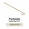 thumbnail image 2 of Achim Fantasia 7/16" Cafe Rod, 3/4" Projection 28-48", Brass, 2 of 5