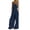 Navy, variant on Aayomet Workout Jumpsuits For Women Women's Sleeveless Overalls Jumpsuit Casual Solid Summer Wide Leg Bib Pants Bottons Wide Leg,Navy XXL