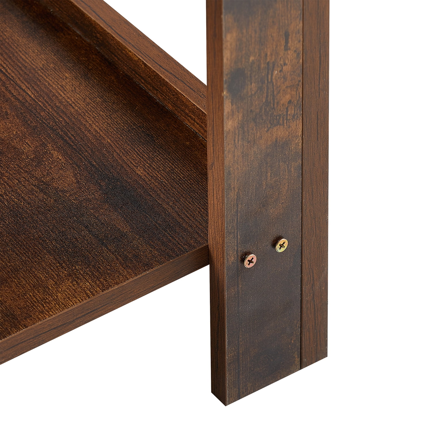 Kadyn Rattan Side Table, 15.75" Bedside Table with Drawer, Modern Farmhouse Nightstand for Living Roon, Rustic Brown Kadyn Rattan Side Table, 15.75" Bedside Table with Drawer, Modern Farmhouse Nightstand for Living Roon, Rustic Brown