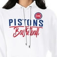 thumbnail image 3 of Women's G-III 4Her by Carl Banks White Detroit Pistons Graphics Fleece Pullover Hoodie, 3 of 3