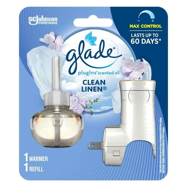 Glade Plugins® Air Freshener Oil Refill, Clean Linen