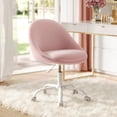 thumbnail image 1 of Silla VASAGLE UOBG020R93 Giratoria Ajustable en Rosa Teddy, 1 of 8
