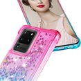 thumbnail image 4 of Funda para Samsung Galaxy S20 Ultra 5G Transparente con Brillos Carcasa Protectora Antigolpes con Glitter Brillante, 4 of 5
