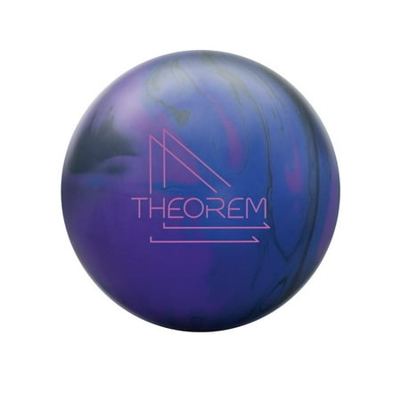 Track PRE-DRILLED Theorem Solid Bowling Ball - Black/Royal/Grape(This item includes a free Bowlerstore Rubber Shammy- Colors will vary for the shammy) 15lbs