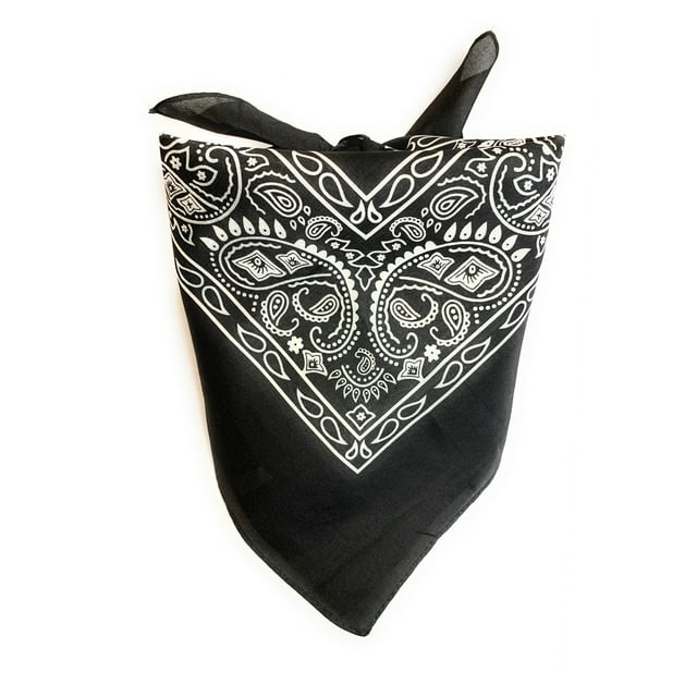 Mechaly 6 Pack Soft Polyester Scarves Neckerchief - Bulk Wholesale (Paisley