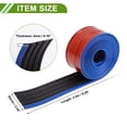 thumbnail image 4 of Protector de faldones laterales de coche único Bargains Universal 8.2Ftx2.54In Negro Azul PVC 1 Pcs, 4 of 7