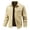 Khaki, variant on Men's Casual Stretchable Long Sleeve Button Up Shirt for Outdoor Hiking Daily Wear Comfortable Breathable Solid Color Big Size Mens Summer Lightweight Pullover Tee Shirts