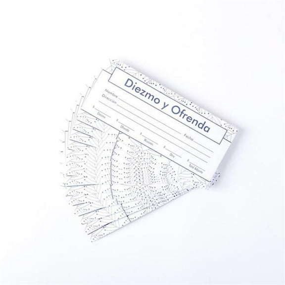 Swanson Christian Supply 349438 Tithe & Offering Spanish Offering Envelopes - Pack of 100