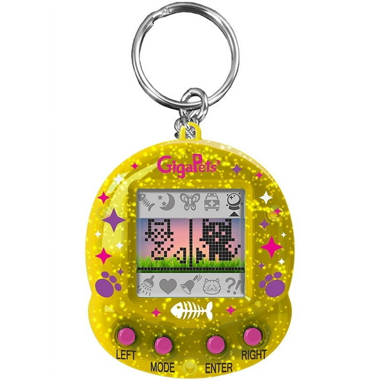 Top Secret Toys Giga Pets Star Cat Virtual Pet, Yellow, 2 in