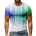 thumbnail image 2 of GaThRRgYP Mens Plus Size T-Shirts,Men's Fashion Casual Round Neck Pullover Print Short Sleeve T-Shirt Top, 2 of 3