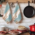 thumbnail image 6 of Coastal Mermaid Anchor Kitchen Towels Set of 3, Summer Coral Ocean Vintage Wood Absorbent Dish Towels for Kitchen, Microfiber Hand Towel, Quick Drying Tea Towel for Cleaning Decorative Dishcloths, 6 of 7