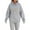 Light Gray, variant on WTOBBY Women's Printed Hooded Sweatshirt and Sweatpants Set, Halloween Themed Graphic Lounge Wear Two Piece Outfit for Seasonal Party,Beige L