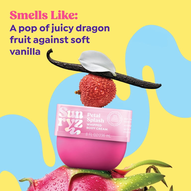 Sunryz Petal Splash Whipped Body Cream with Cupuaçu Butter
