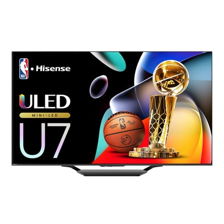 Hisense 55-Inch Class U7 Series Mini-LED Pro ULED 4K UHD Google Smart TV (55U7N) - QLED Quantum Dot Color, Dolby Vision, Native 144Hz, Up to 1500-Nit, Full Array Local Dimming, Motion Rate 480