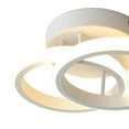 thumbnail image 1 of pitrice LED Ceiling Light Lighting Wireless Simple Ceiling Fixture Bathroom Light Fixtures Flush Mount Simple for Entrance Aisle warm 24脳16脳12.5cm, 1 of 8
