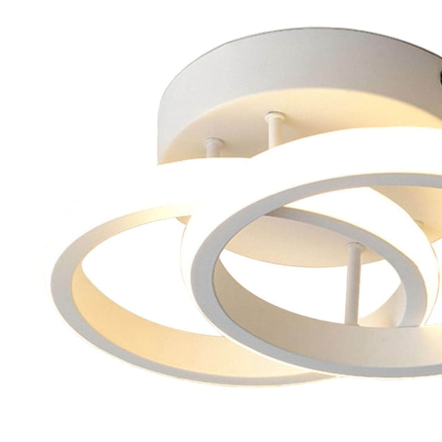 pitrice LED Ceiling Light Lighting Wireless Simple Ceiling Fixture Bathroom Light Fixtures Flush Mount Simple for Entrance Aisle warm 24脳16脳12.5cm