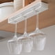 thumbnail image 2 of Estante de exhibición para copas de vino tinto, estilo ins, para colgar copas de vino de uso doméstico, sin perforaciones, colgador invertido, 2 of 4