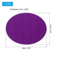 thumbnail image 2 of Uxcell Oval Iron-on Patches Elbow Knee Velvet Patches Kit for Repairing Pants Shirts Jackets Purple 12 Pack, 2 of 6