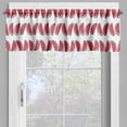 thumbnail image 2 of Ambesonne Watermelon Valance Pack of 2, Tasty Juicy Fruit Theme, 42"X18", Dark Coral Charcoal Grey, 2 of 5