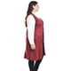 thumbnail image 2 of Chaleco largo tipo gamuza Roman Fashion /Tallas Extras, 3905 (Vino) vino Unitalla, 2 of 7
