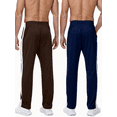 thumbnail image 2 of 2 Pack Men's Sweatpants Athletic Lounge Pants Open Bottom Casual Jersey Pants for Men with Pocket, 2 of 6