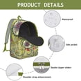 thumbnail image 4 of Trendy Boho Backpack Featuring Paisley Detail, Reliable Laptop Bag for High School and University, Comfortable Straps for Travel, Great Gift for Friends, 4 of 5