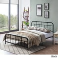 thumbnail image 4 of River Street Designs Khari Industrial Queen-Size Iron Minimal Bed Frame, Black, 4 of 9