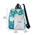 thumbnail image 3 of FORMRS Women's Travel Backpack Purse Anti-Theft Hidden Pockets Casual Shoulder Bag, Small Daisy, 3 of 7