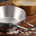 thumbnail image 5 of 2-Pack Makgeolli Bowls, 304 Stainless Steel Korean Traditional Bowls Rice Wine Bowl with Handle, Hiking Soup Dish, Food Bowl Camp Cup, 4.7 Inch, 10 Ounces (Silver), 5 of 6