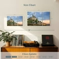 thumbnail image 3 of Elephant Stock Historic Mont Saint Michel Wall Art - Horizontal Multi Panel Canvas - Living Room Wall Decor - Religion And Spirituality Multi Panel - Beige And Brown Decor - 23" x 14", 3 of 4