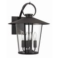 thumbnail image 5 of Crystorama Andover 4 Light Matte Black Outdoor Wall Mount - 14"W x 17.25"H x 15.5"D, 5 of 9