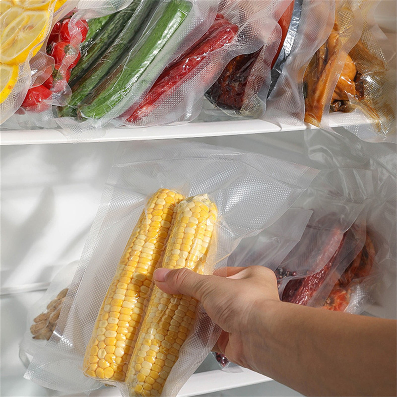 Ongmies 62Kpa Automatic Vacuum Sealer | for Dry & Moist Food Preservation | Includes 10 Bags & Led Status Lights