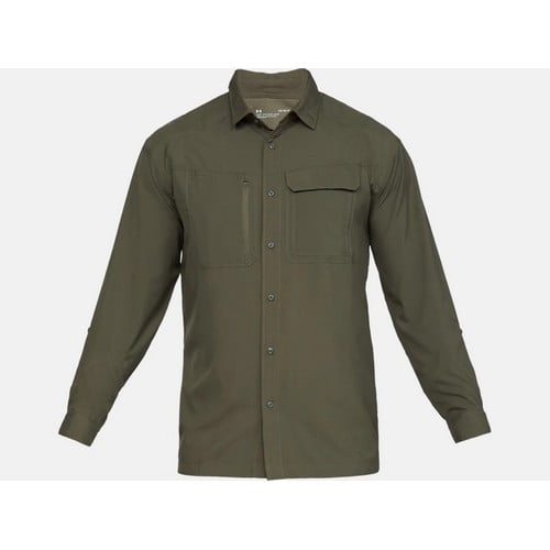 hunter green under armour shirt