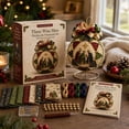 thumbnail image 4 of Cififendec Christmas Nativity Patchwork Bauble DIY Craft Kit, 7.87", Quilt Ball Ornament Making Set for Handmade Xmas Tree Hanging Assembly, 4 of 9