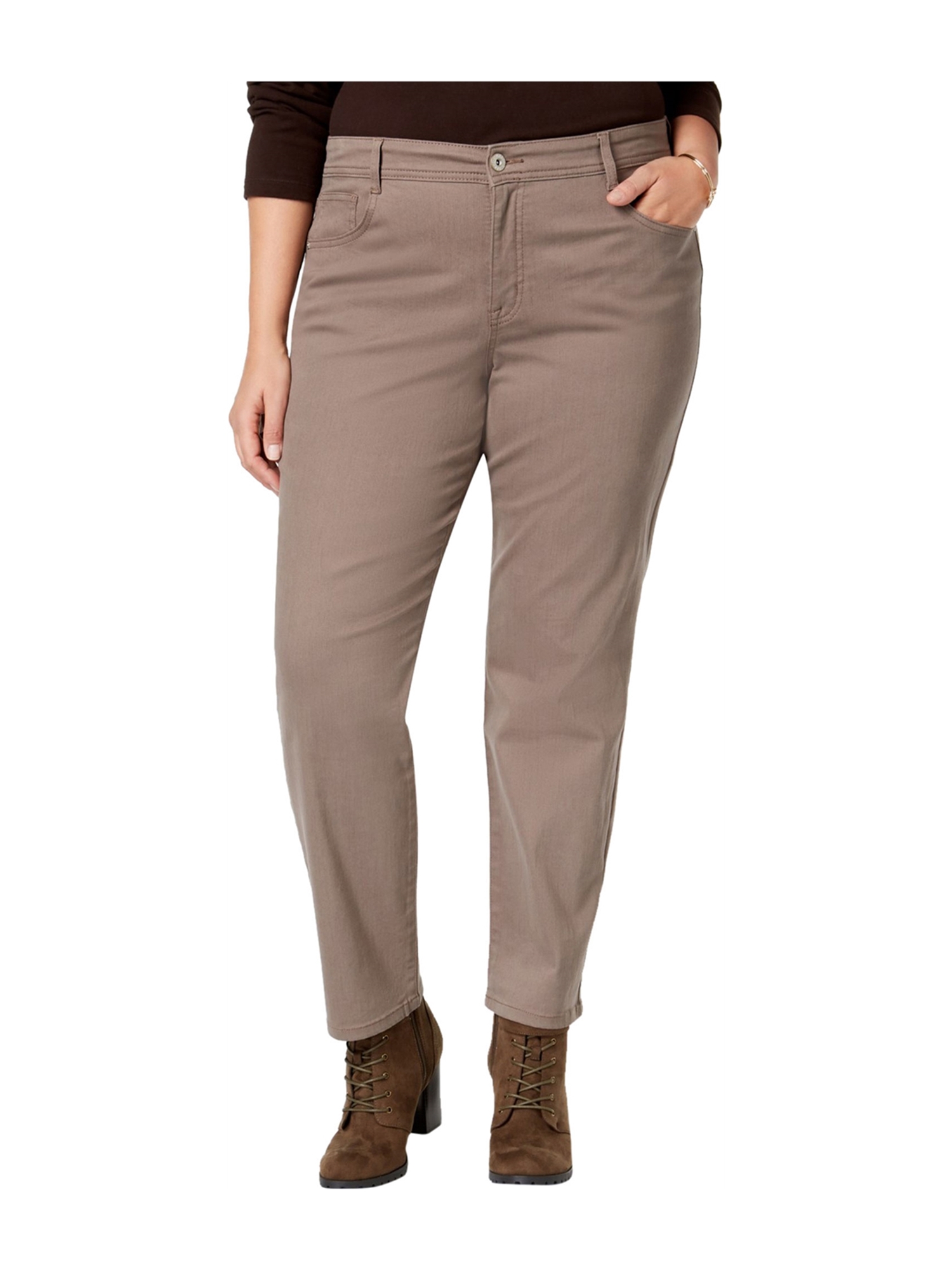 Slim Fit Jeans darkbrown 24W 