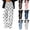White, variant on Hvogkswy Wide Leg Jeans for Women Trendy High Waisted Floor-Length Jeans Polka Dot Loose Stretchy Denim Pants with Pockets