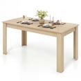thumbnail image 1 of Gymax 63'' Dining Table Rectangular Modern Kitchen Table For 6 People Home Furniture, 1 of 10