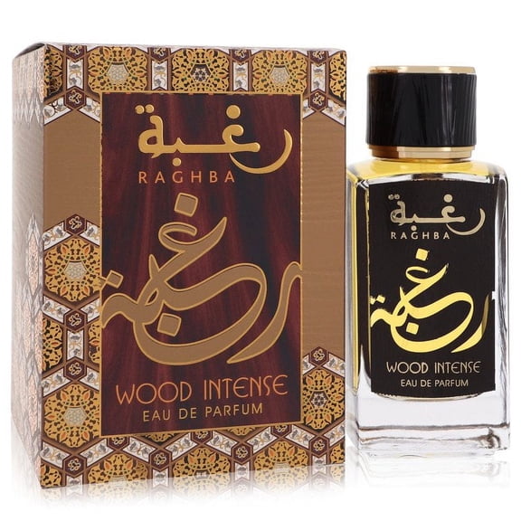 Eau De Parfum Spray (Unisex) 3.4 oz Lattafa Raghba Wood Intense by Lattafa Women