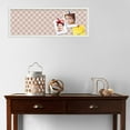 thumbnail image 3 of PinPix 36x12 Custom Cork Bulletin Board Argyle Tan Poster Board Has a Fabric Style Canvas Finish, Framed in Argyle Tan, by ArtToFrames (PinPix-643), 3 of 6