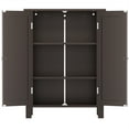 thumbnail image 6 of ZENY Bathroom Freestanding Cabinet Storage, Brown, 11.8'', 6 of 12