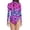 Hot Pink, variant on Swimsuit for Women Digital Scale Print Long Sleeve Bathing Suit High Neck Rash Guard Full Coverage Performance Swimwear for Pool Party
