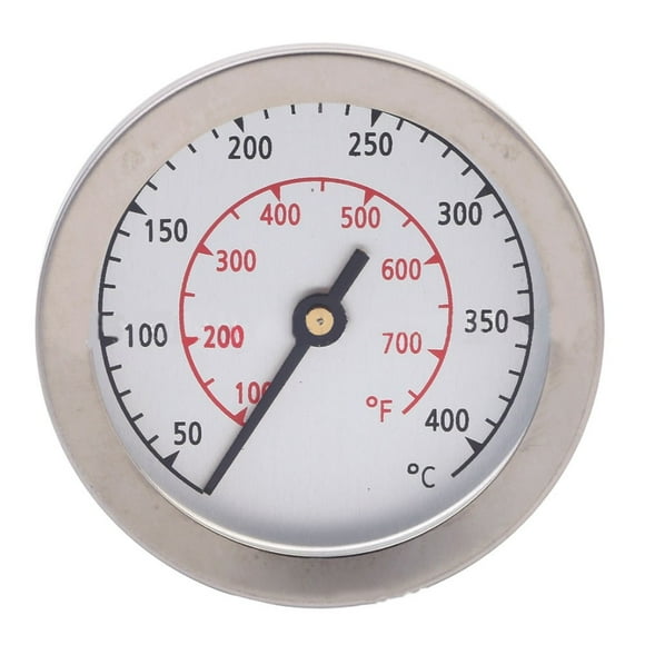 Stainless Steel Thermometer Oven Thermometer BBQ Thermometer Double Degree Heat-resisting For Barbecue Picnic Grill Oven Kitchen