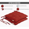 thumbnail image 3 of Vargottam Set of 2 Comfortable Chair Pads Seat Cushion with Full-Length Ties for Non-Slip Support Polyester Filling for Dining | Office | Kitchen Reduces Pressure & Washable, 3 of 9