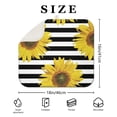 thumbnail image 4 of Summer Sunflower Dish Drying Mat for Kitchen Countertop Microfiber Pad Foldable Absorbent Rack Mat 16x18 Inch, 4 of 7
