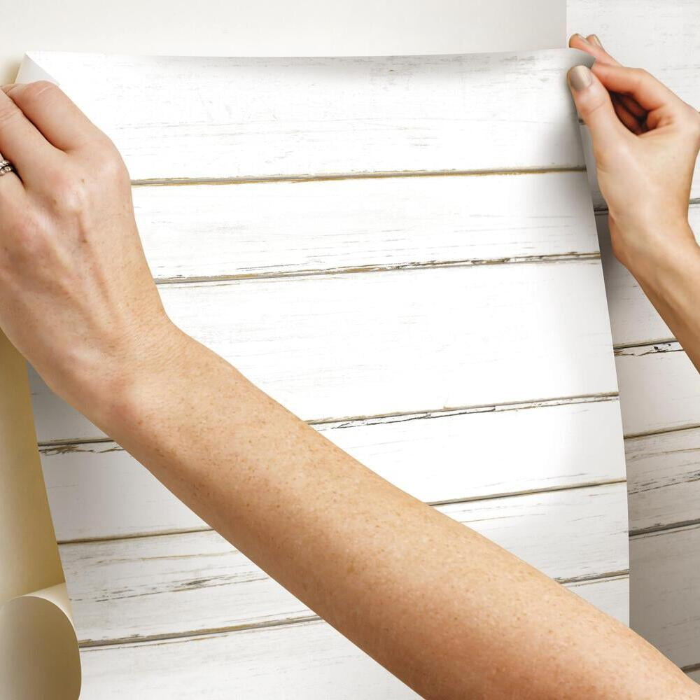 Shiplap Peel and Stick Wallpaper