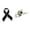 A, variant on Krdevn Awareness Ribbon Enamel Lapel Pin Metal Butterfly Clasp Brooch for Mourning Memorial Funeral Sympathy Commemorative Formal Occasion Clothing Decor Pin