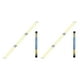 thumbnail image 4 of Naiovety Palo de alineación de golf de fibra de vidrio, tres partes, 122 cm, ajuste de gestos, accesorios de herramientas de varilla indicadora de Amarillo 2piezas Naiovety CBP187517, 4 of 5