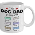 thumbnail image 2 of Dog Dad Mug This Dog Dad/Mom Belongs To Coffee Mug Gift Idea for Dog Dad, Mom Lover Tea Cup Father's Day Mother's Day, 2 of 2